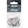Book Rings 1" silver