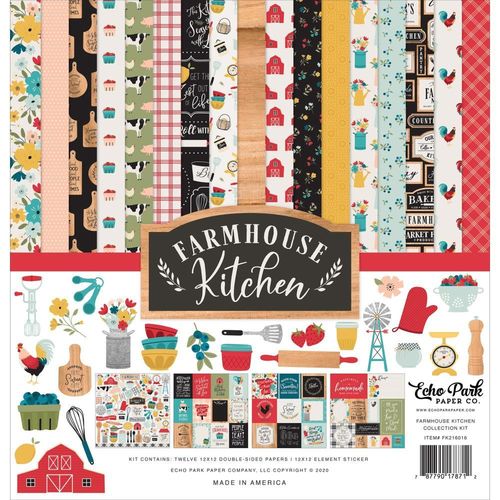Farmhouse Kitchen Collection Kit 12"x12"