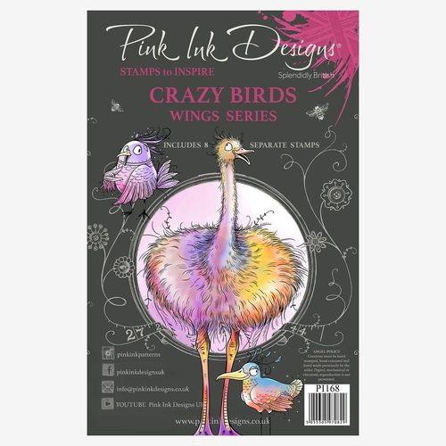 Clear Pink Ink Designs - Crazy Birds