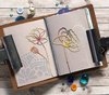 Stanzschablone - Traveler's Notebook Floral Insert