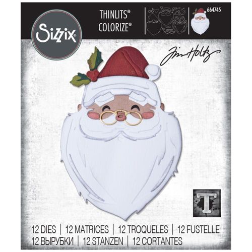 Sizzix Thinlits - Tim Holtz Santa's Wish Colorize