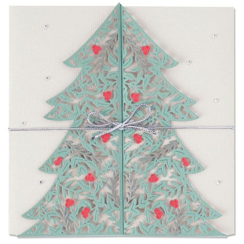 Sizzix Thinlits - Christmas Tree Card