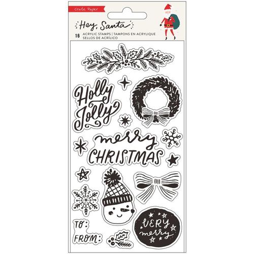 Hey, Santa Clear Stamps