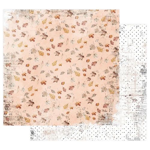 Pumpkin & Spice Double-Sided Cardstock 12"X12" - Crunchy Leaves