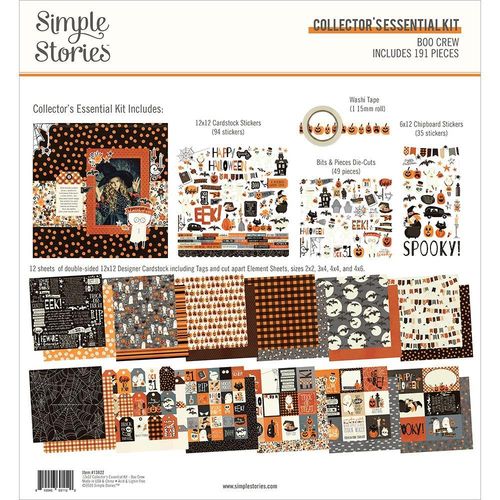 Simple Stories Collector's Essential Kit 12"X12" - Boo Crew