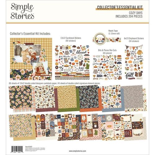 Simple Stories Collector's Essential Kit 12"X12" - Cozy Days