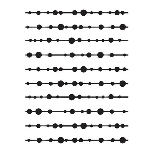 Prägeschablone Dot Line Pattern