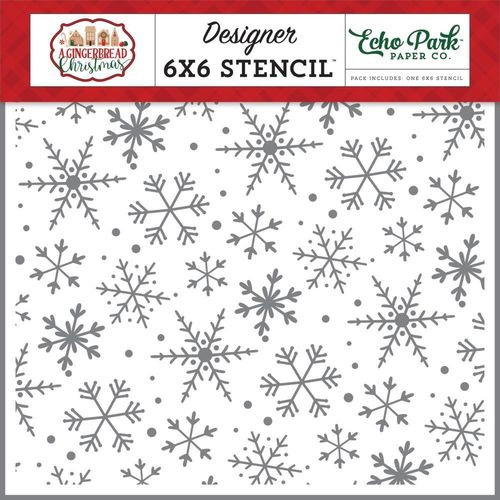 Schablone Magical Snowflakes 6"x6"