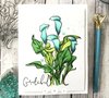 Clear Paint-A-Flower: Calla Lily Outline
