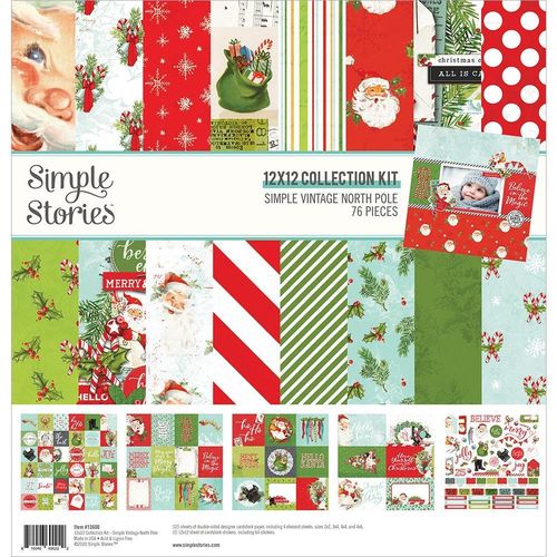 Simple Stories Collection Kit - Simple Vintage North Pole