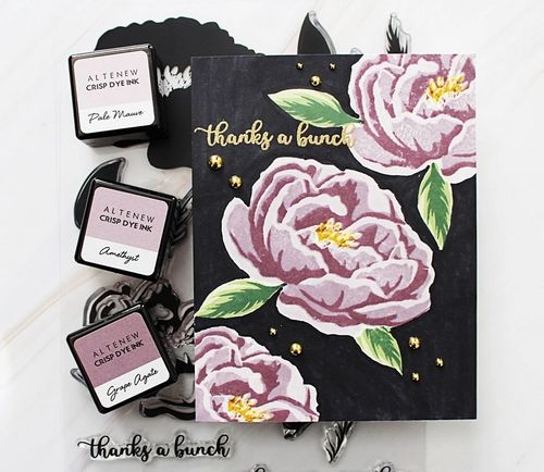 Clear Stamp & Die Set Build-A-Flower - Peony Layering