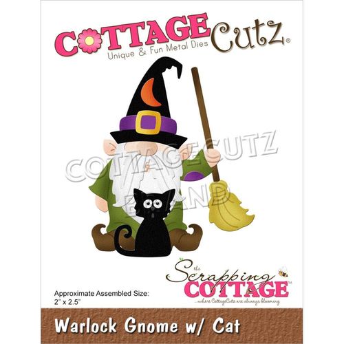 Stanzschablone Warlock Gnome W/Cat