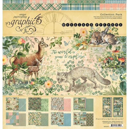 Woodland Friends Collection Pack 12"X12"