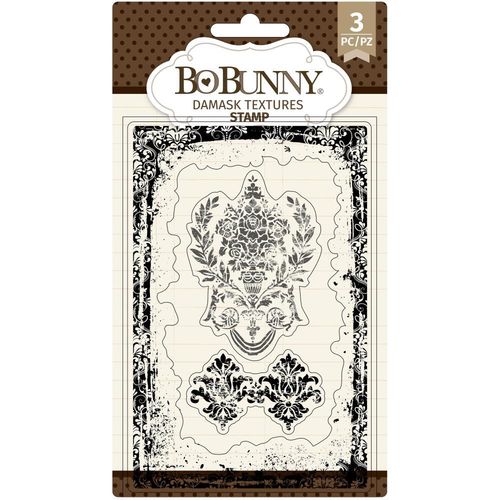 Bo Bunny Clear - Damask Texture