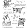 Snarky Cat Christmas (Cling Set)