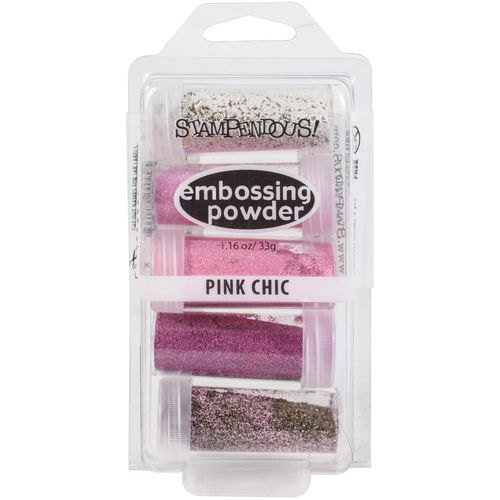 Stampendous Embossing Kit Pink Chic
