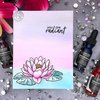 Hero Florals Lotus Clear Stamp & Die Combo