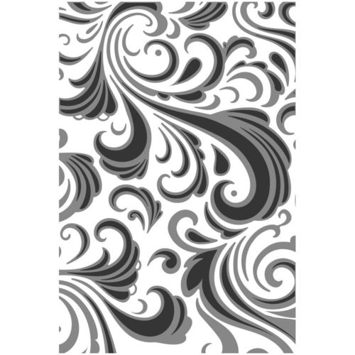 Tim Holtz Texture Fades Embossing Folder - Swirls