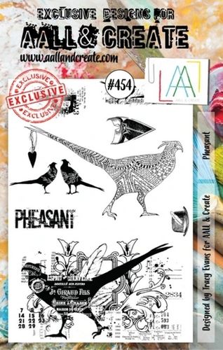 Clear Set A5 - #454 Pheasant