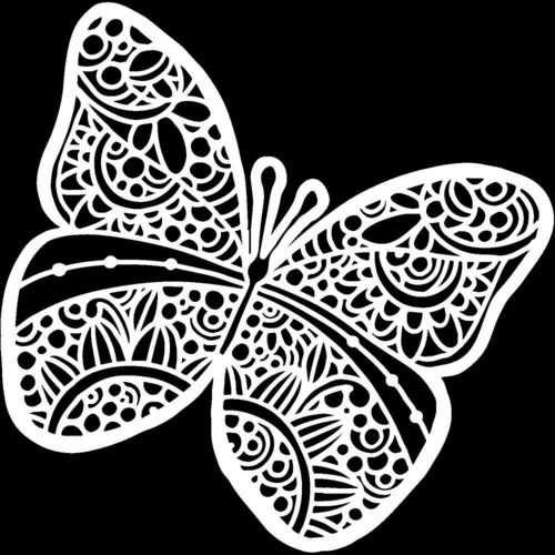 Schablone Sunny Butterfly 6" x 6"