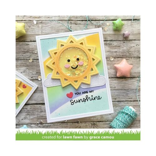 Stanzschablone - Stitched Sun Frame