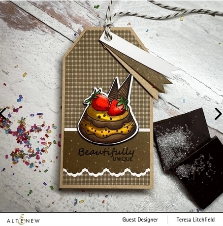 Clear Stamp & Die Set Mini Delight - Flan Cake