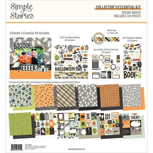 Simple Stories Collector's Essential Kit 12"X12" - Spooky Nights