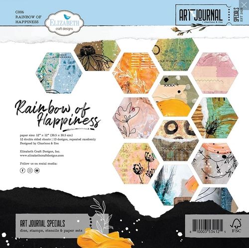 Rainbow of Happiness Papiere 12"x12"