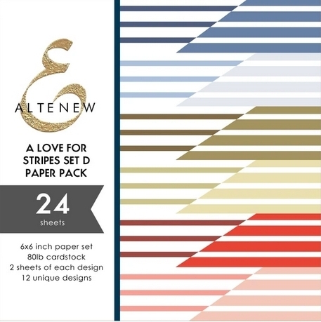 Altenew A Love for Stripes Set D 6"x6" Pad