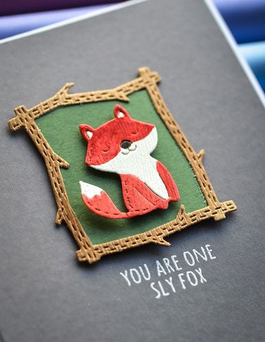 Stanzschablone Whittle Happy Fox