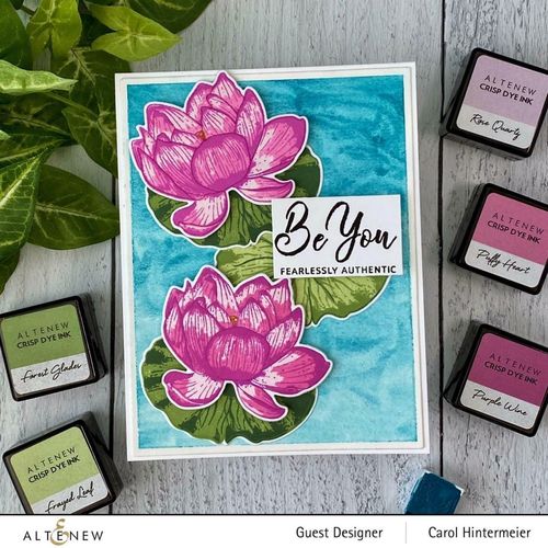 Clear Stamp & Die Set Build-A-Flower - Indian Lotus