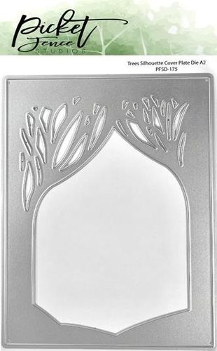 Stanzschablone Trees Silhouette Cover Plate