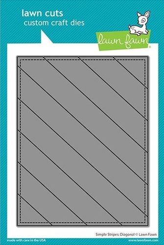 Stanzschablone - Simple Stripes: Diagonal