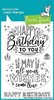 Clear - Giant Birthday Messages