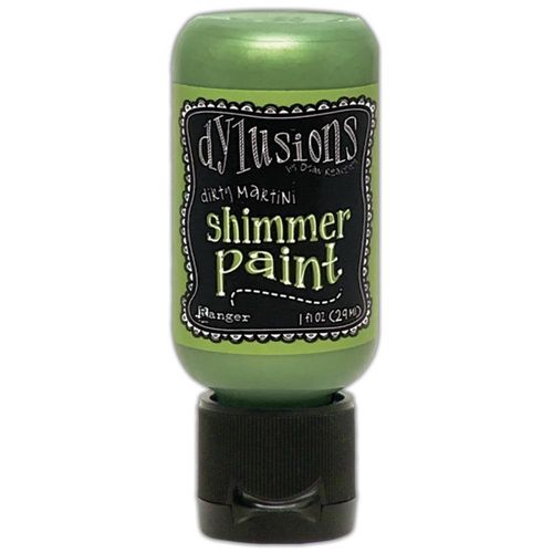 Dylusions Shimmer Paint - Dirty Martini
