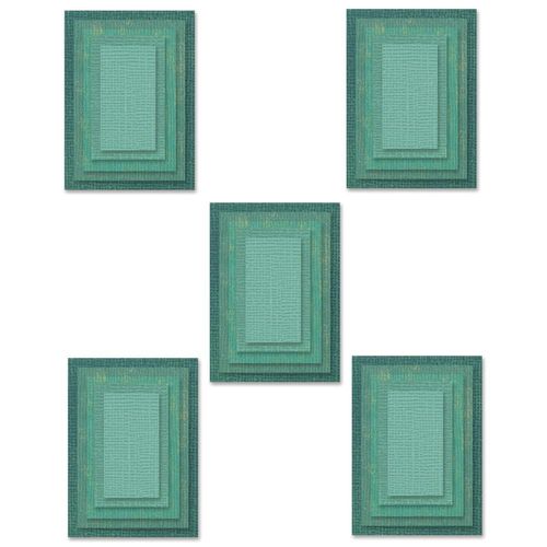 Sizzix Thinlits - Tim Holtz Stacked Tiles Rectangles