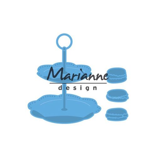Stanzschablone Marianne Design - Creatables Etagere & Macarons
