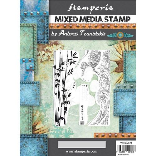 Mixed Media Stamp Sir Vagabond In Japan - Bamboo