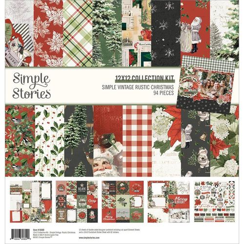 Simple Stories Collection Kit - Simple Vintage Rustic Christmas