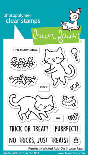 Clear Stamp - Purrfectly Wicked Add-On
