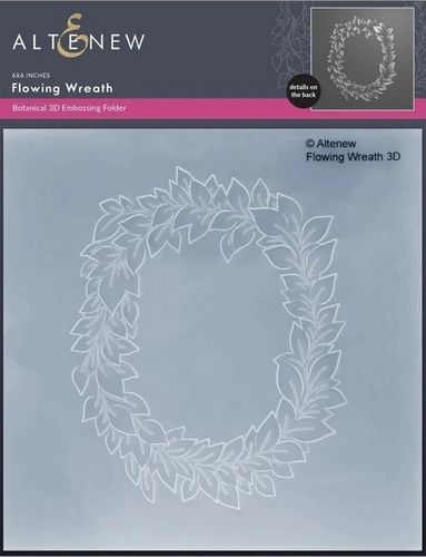 Prägeschablone Flowing Wreath 3D