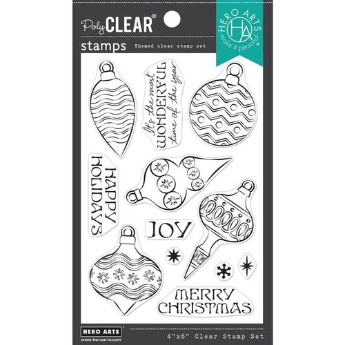 Clear - Holiday Ornaments