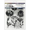 Dina Wakley Media Collage Tissue Paper 7.5"X10" - Things that Grow