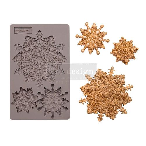 Prima Marketing Re-Design Mould - Snowflake Jewels