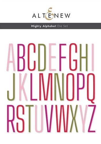 Stanzschablone Mighty Alphabet