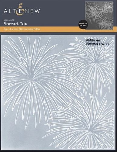 Prägeschablone Firework Trio 3D