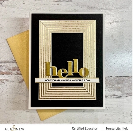 Clear Stamp & Die Bundle - Tiny Sentiments: Hello