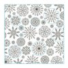 Simon Hurley create. Cling Stamp - Stitched Snowflakes