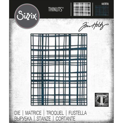 Sizzix Thinlits - Tim Holtz Simple Plaid