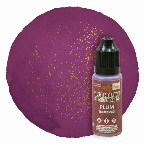 Alcohol Ink Golden Age Plum